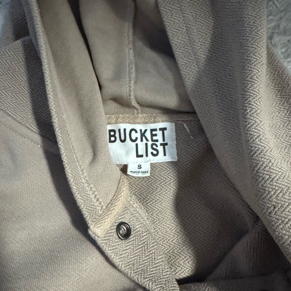 Bucket List Beige Hoodie - Picture 2 of 6
